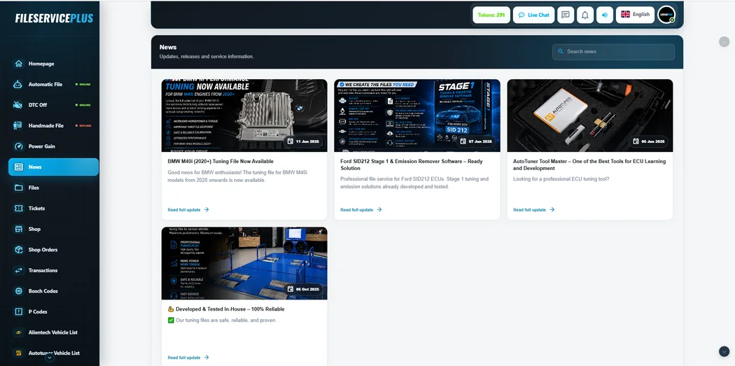 File Service Plus News